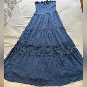 Size small blue maxi dress!
